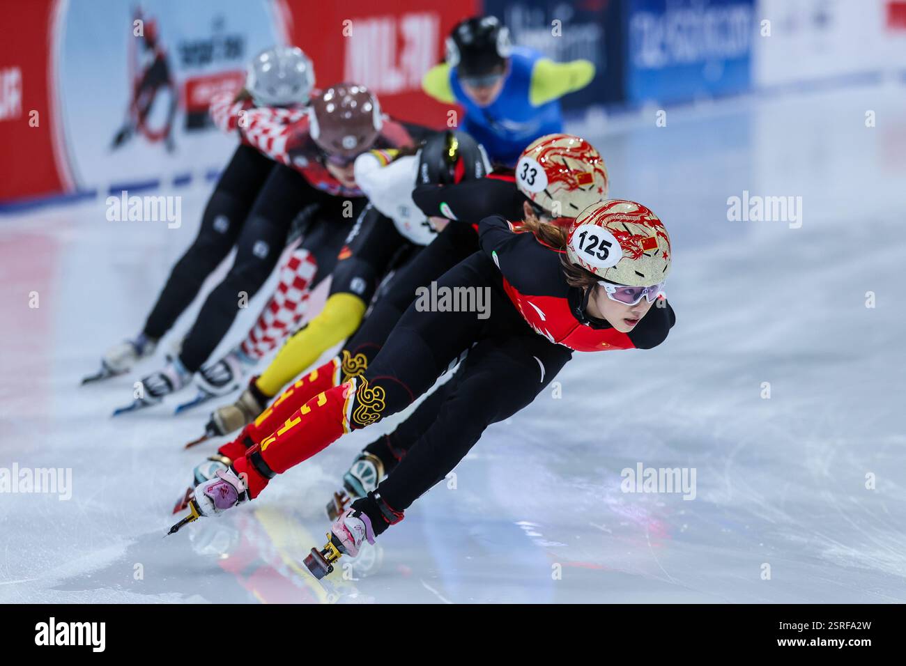 Jing Ru Yang Milan, Italy. 14th Feb, 2025. Jingru Yang of China seen in action ...