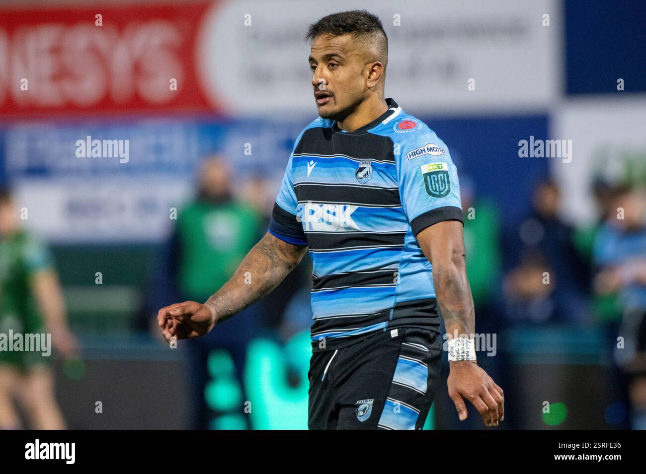 Lee Riley Cardiff Galway, Ireland. 16th Feb, 2025. Rey Lee-Lo of Cardiff during the ...