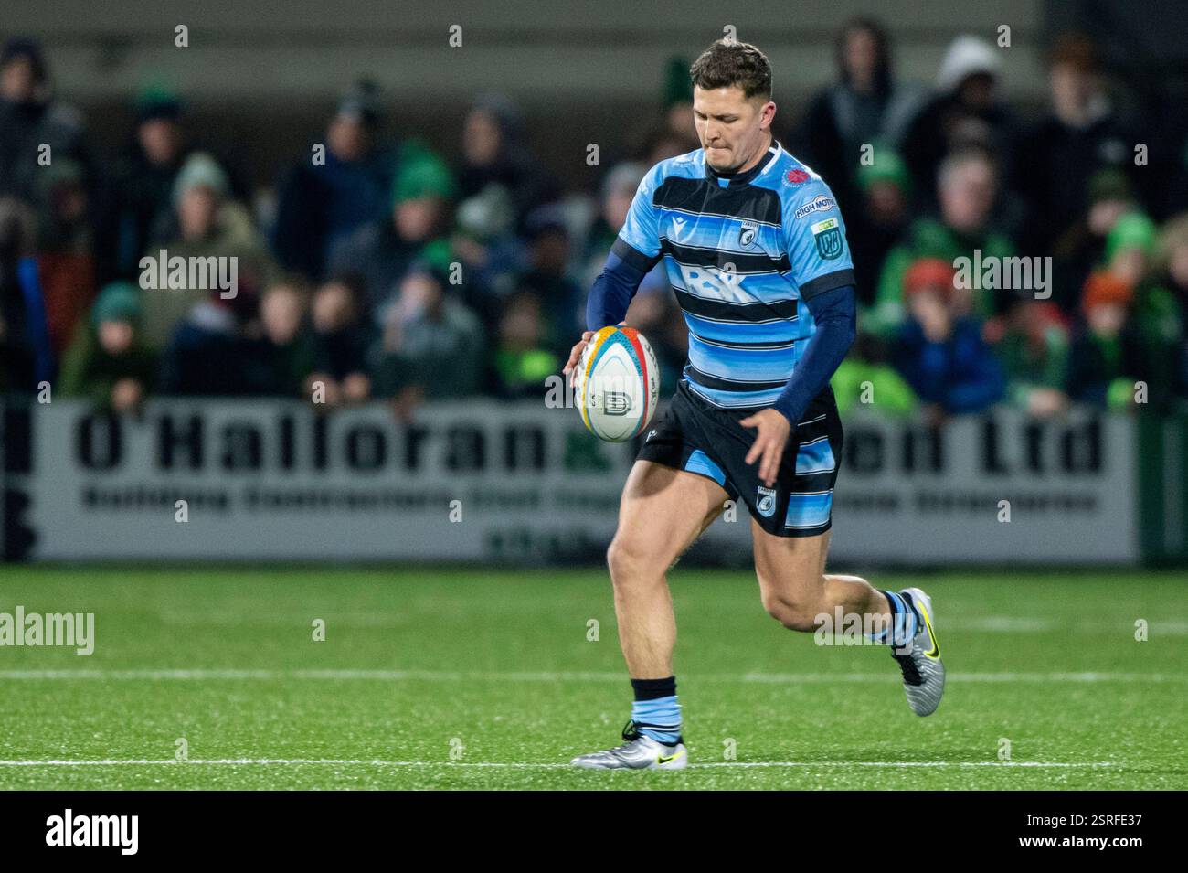 Galway, Ireland. 16th Feb, 2025. Callum Sheedy of Cardiff during the ...