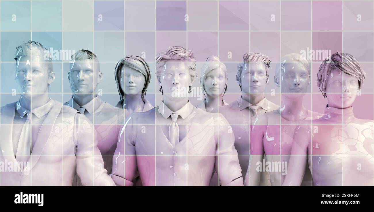 Artificial Intelligence Powered Workforce AI Technology Future Concept Artificial intelligence powered workforce ai technology future concept