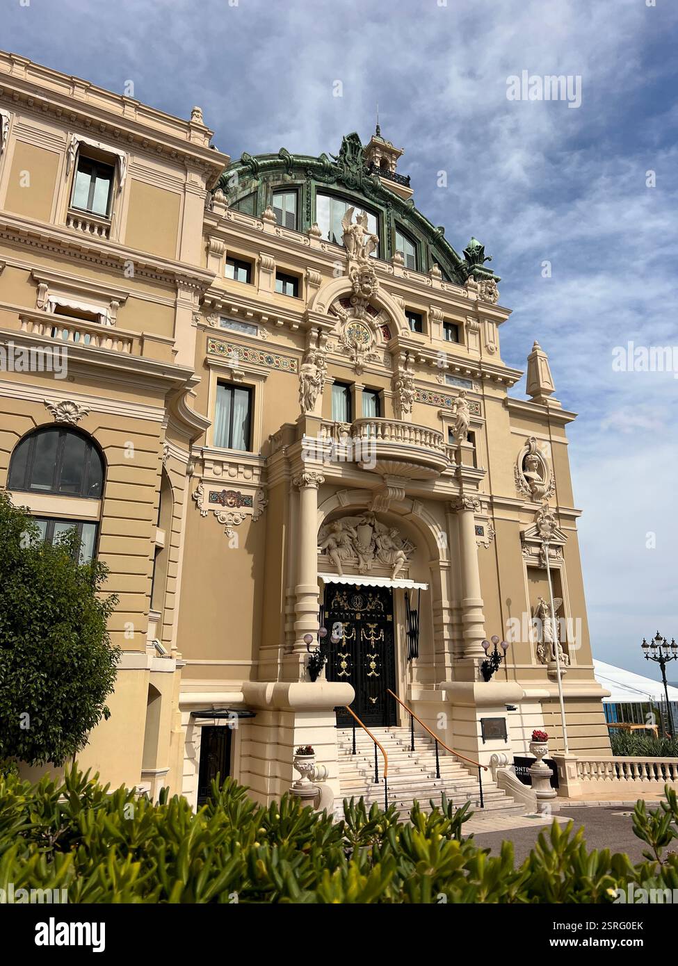 Luxury hotel in Monaco - Smartphone Captured Stock Image