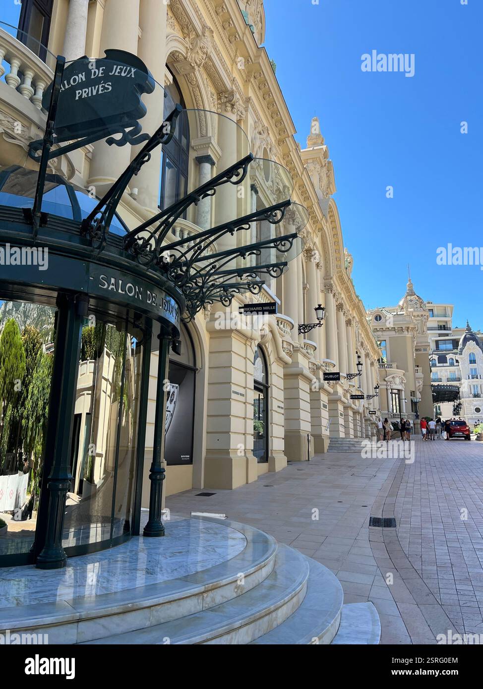 Luxury hotel in Monaco - Smartphone Captured Stock Image