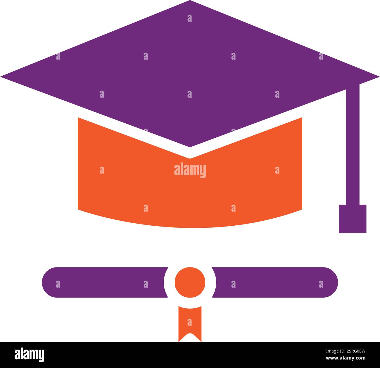 Graduation Vector Icon Design Illustration Stock Vector