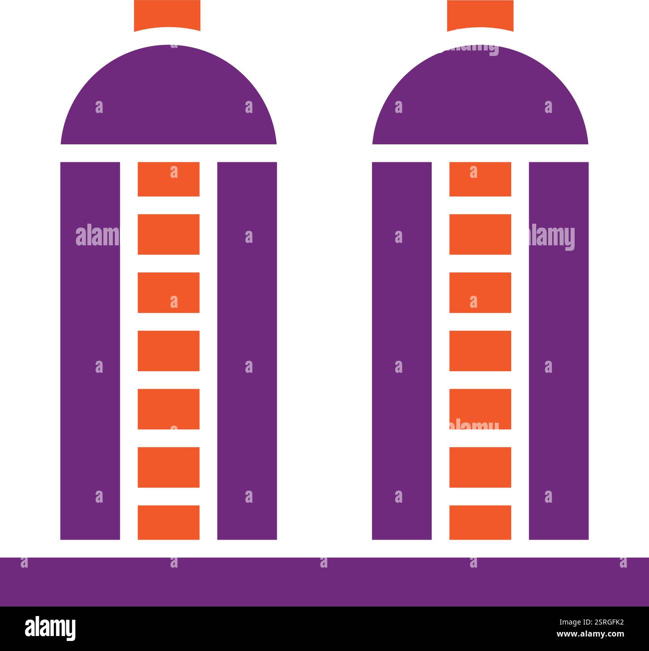 Silo Vector Icon Design Illustration Stock Vector