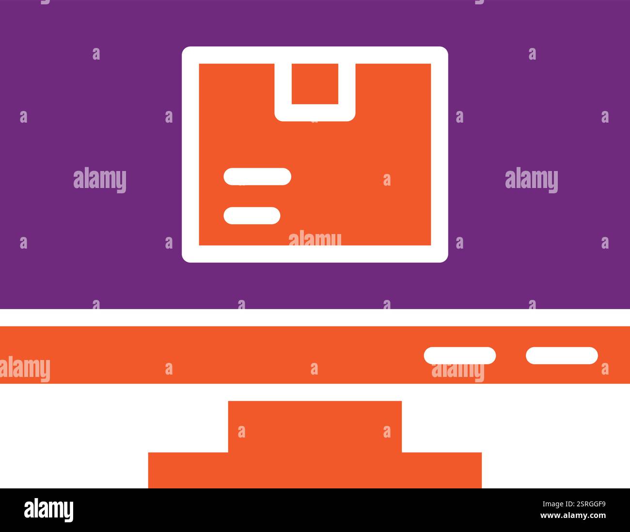 Computer screen desktop icons Stock Vector Images - Alamy