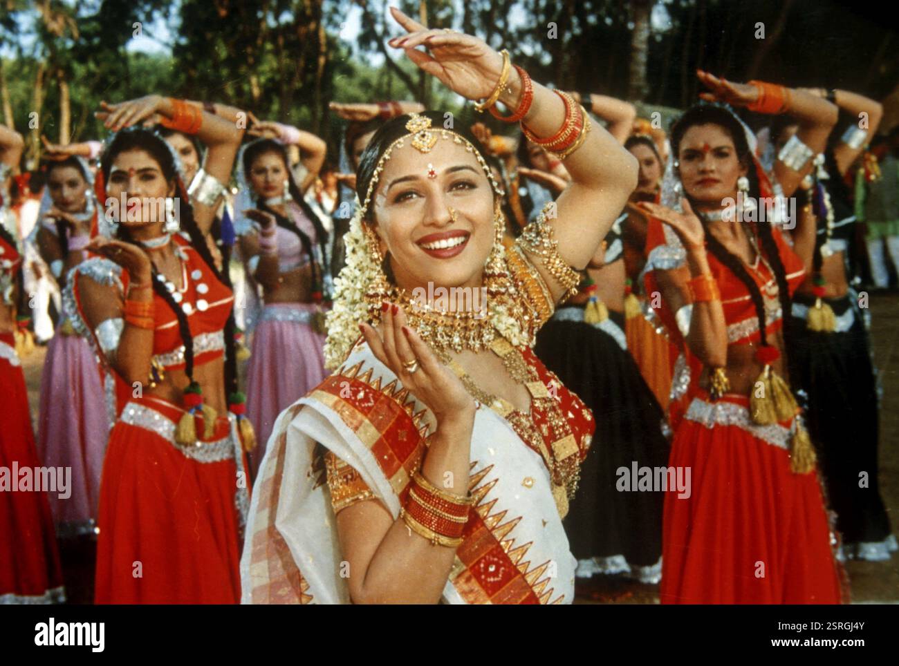 South Asian Indian Bollywood Film Actress Madhuri Dixit NO MODEL RELEASED Stock Photo