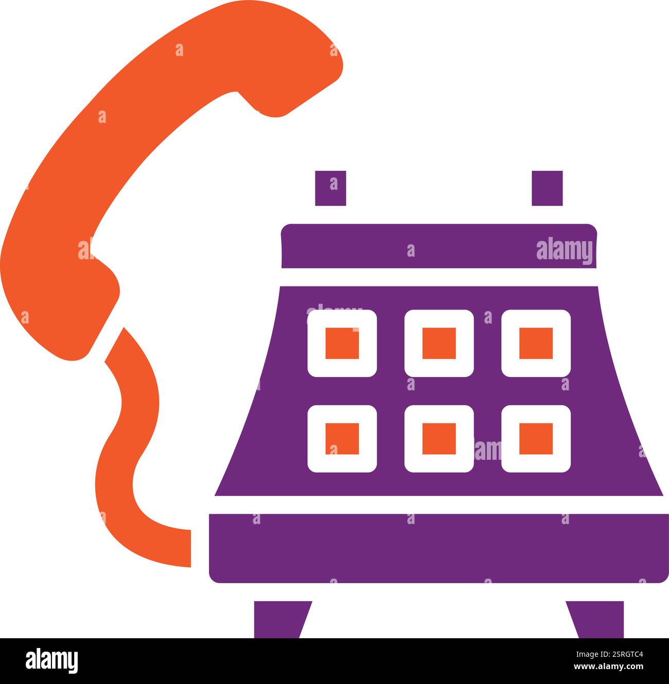 Telephone Vector Icon Design Illustration Stock Vector