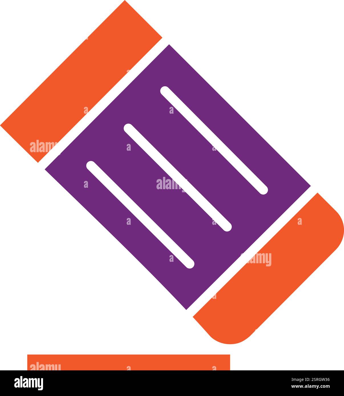 Eraser tool Vector Icon Design Illustration Stock Vector