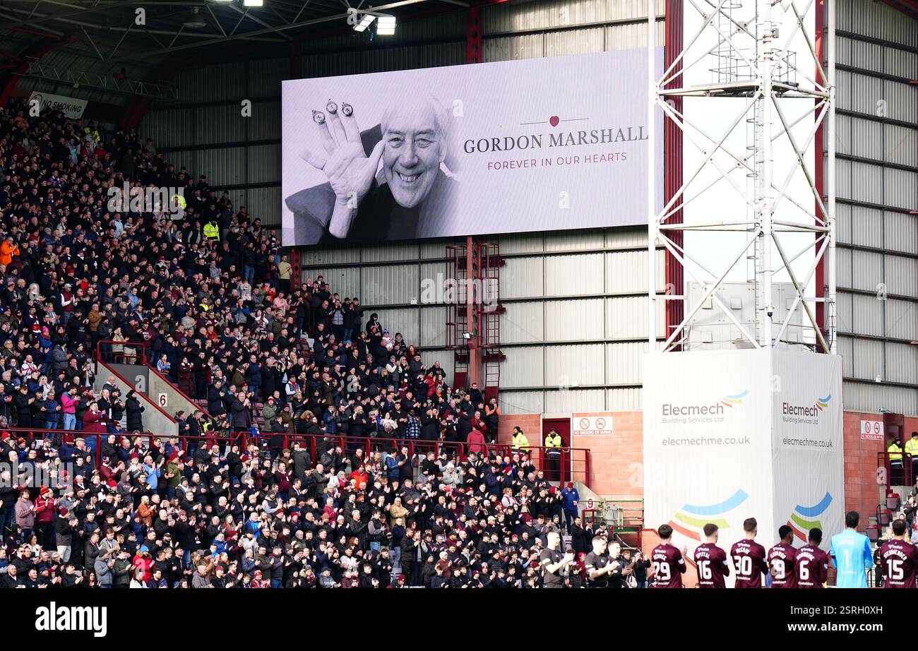 Gordon marshall heart of midlothian hi-res stock photography and images ...