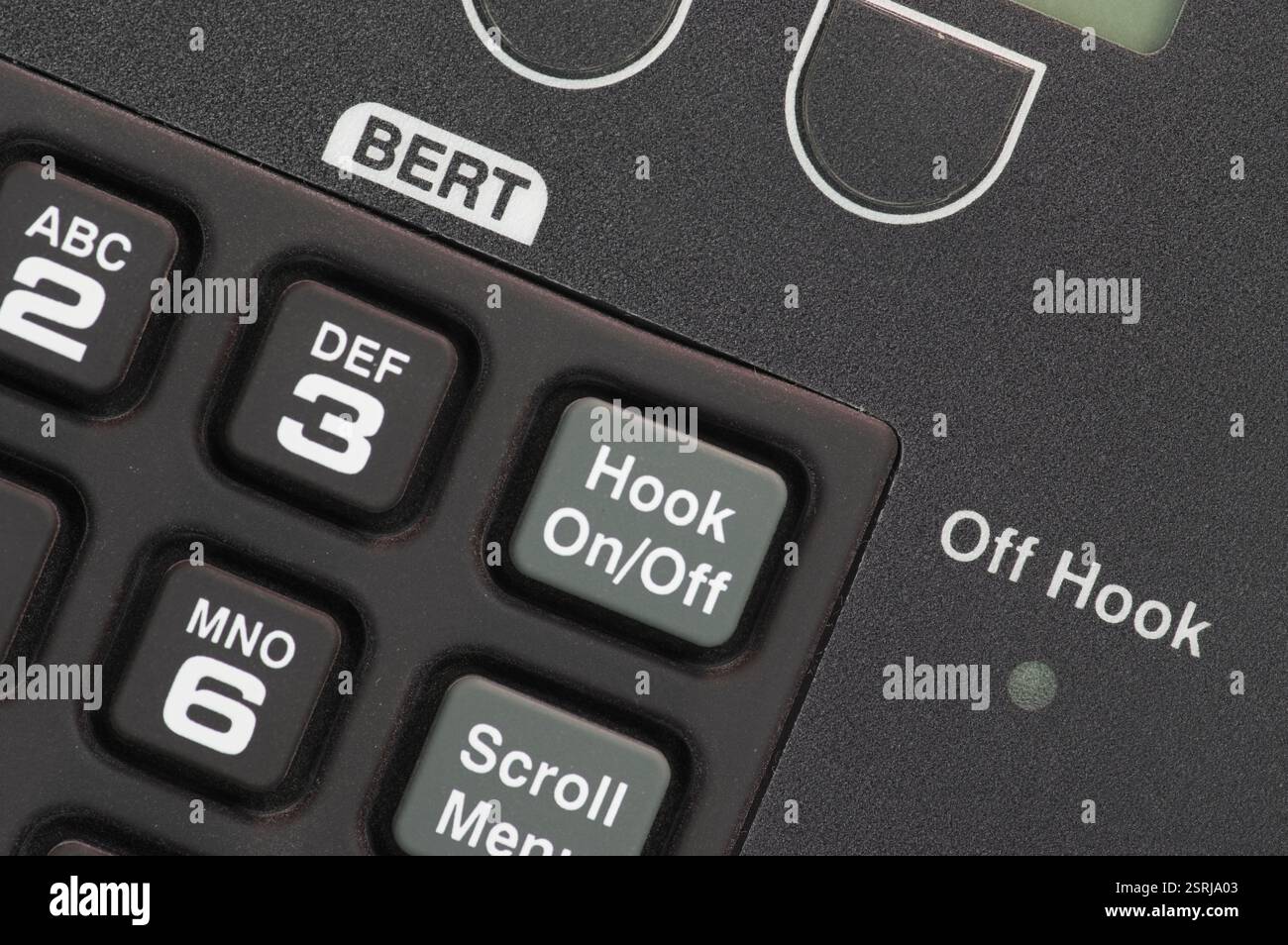 Keypad for a circuit testing device Stock Photo