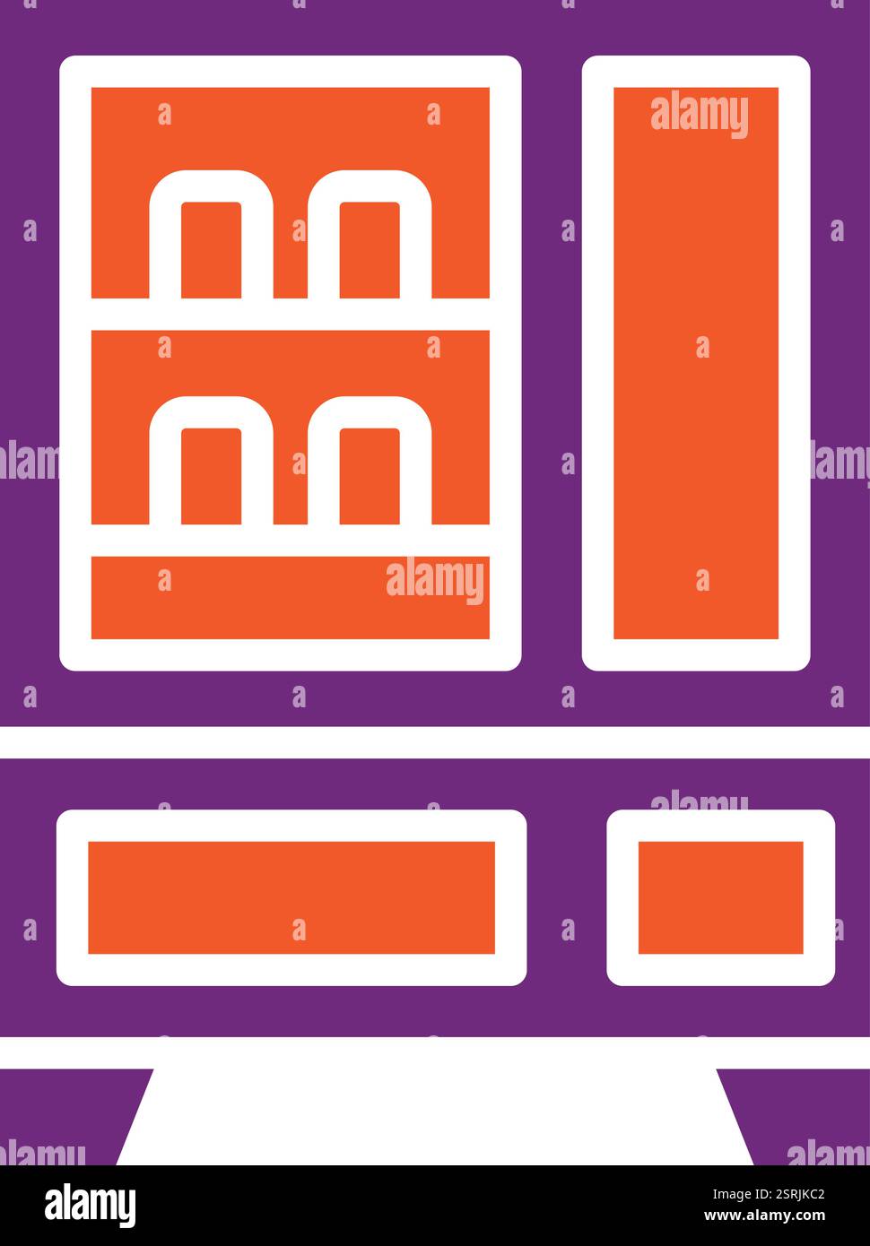 Vending machine Vector Icon Design Illustration Stock Vector Image ...
