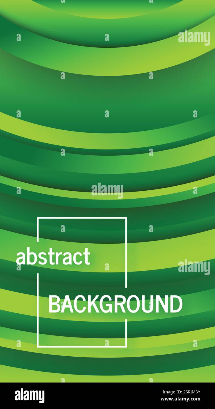 Trendy geometric green background with abstract circles shapes. Stories ...