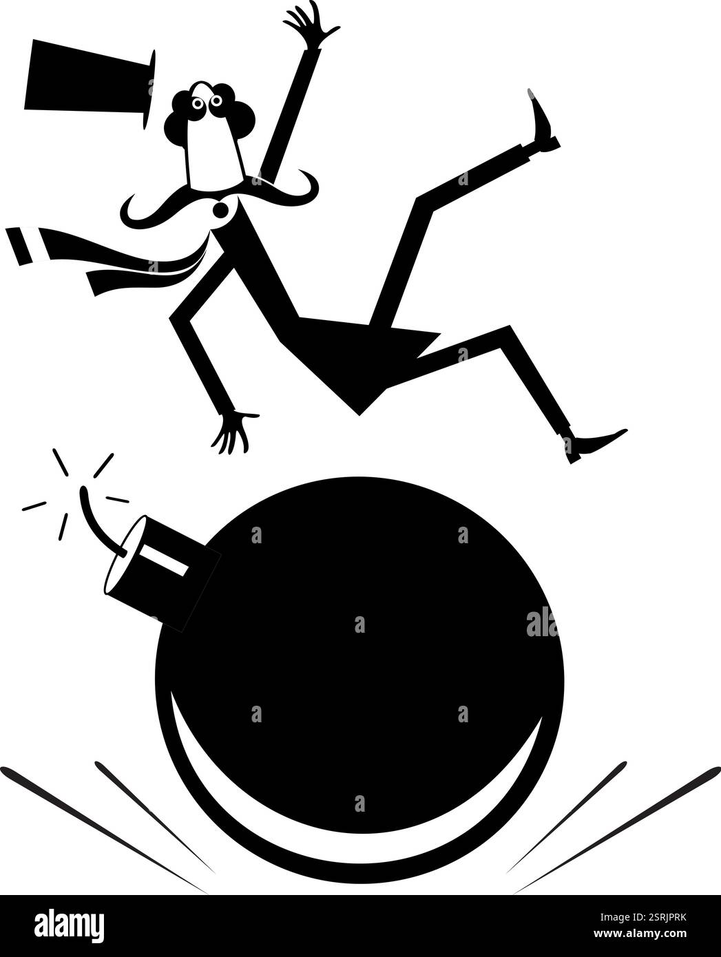 Explosion Person Outline