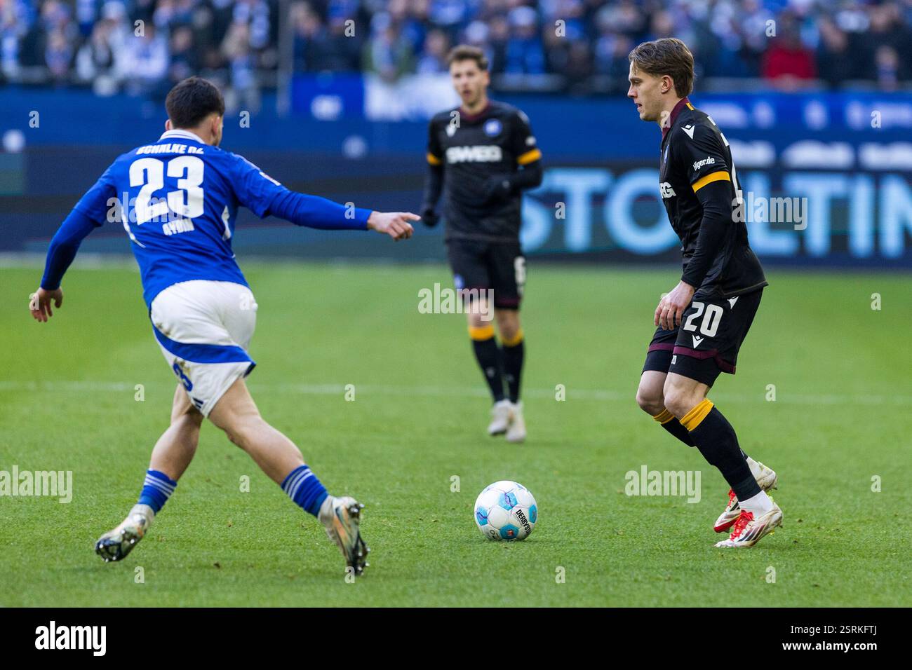 David Herold (Karlsruher SC, #20). 2. Bundesliga, FC Schalke 04 ...