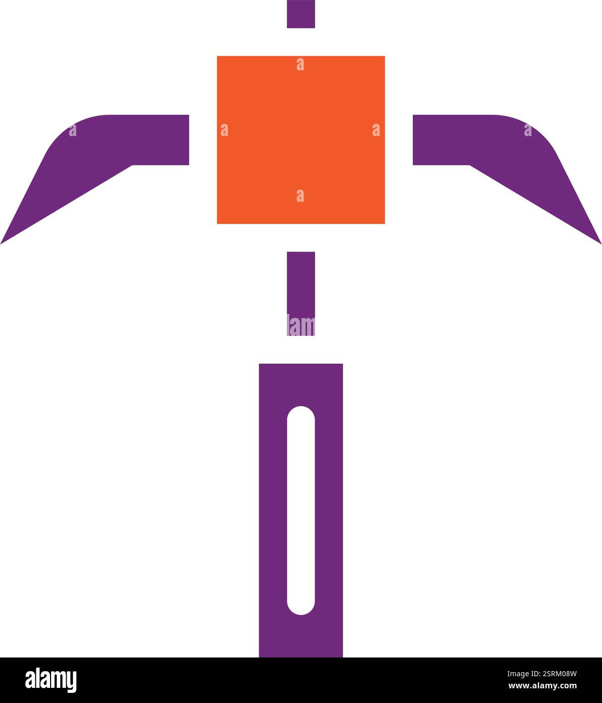 Pickaxe Vector Icon Design Illustration Stock Vector