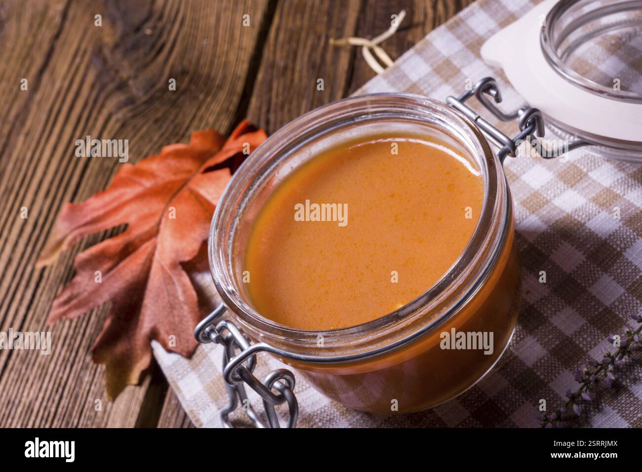 Squash soup Stock Photo