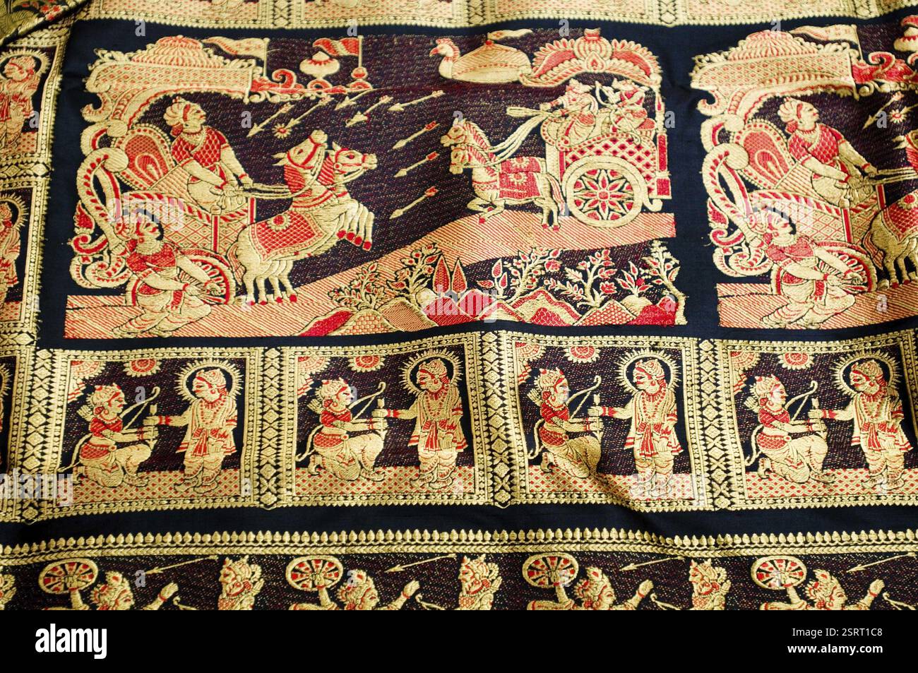 Baluchari hi-res stock photography and images - Alamy