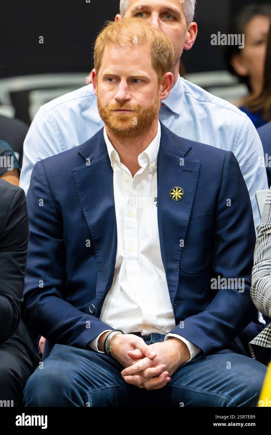Vancouver, Canada. 15th Feb, 2025. Prince Harry, Duke of Sussex at