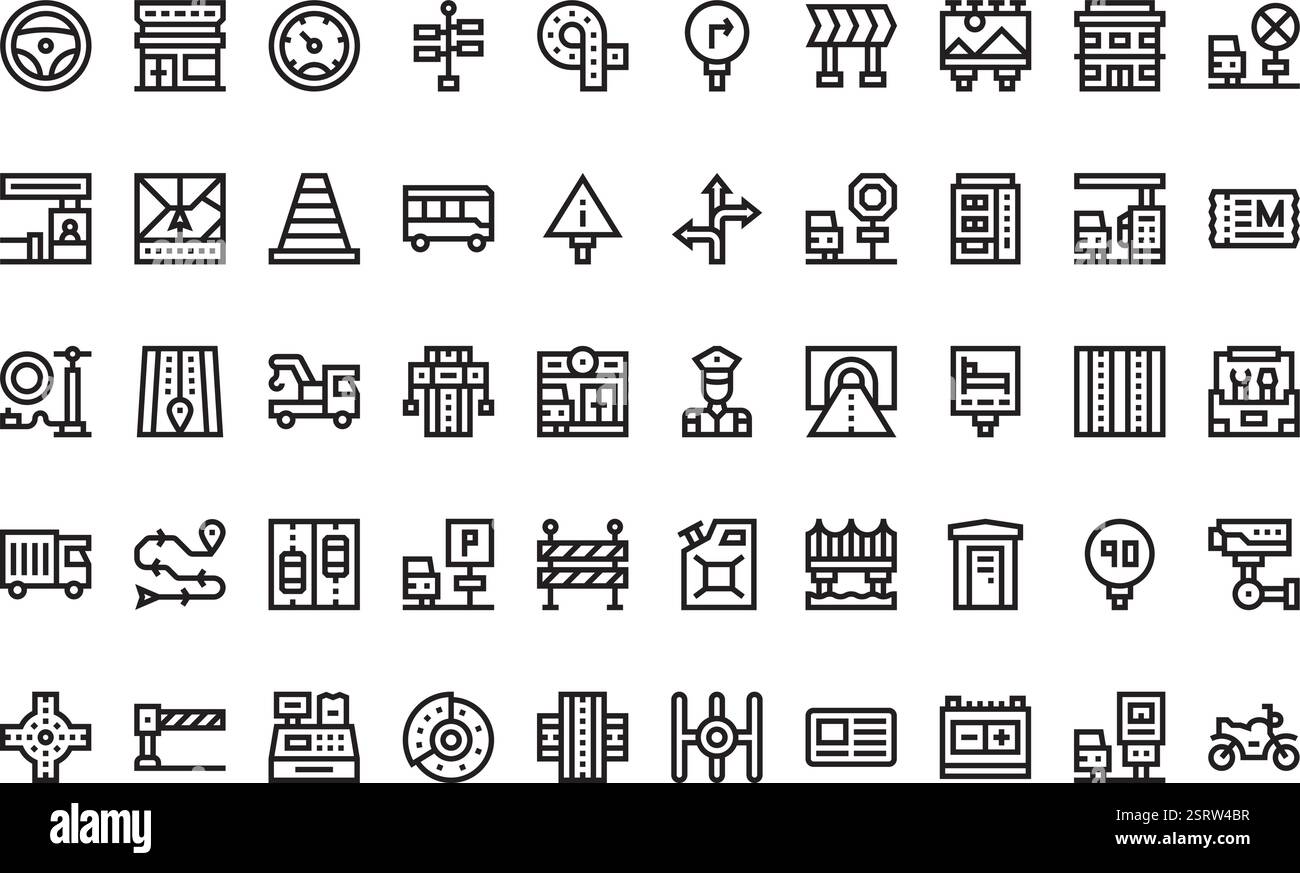 High-Quality Vector Icons Collection with Editable Stroke. Ideal for Professional and Creative Projects. Stock Vector