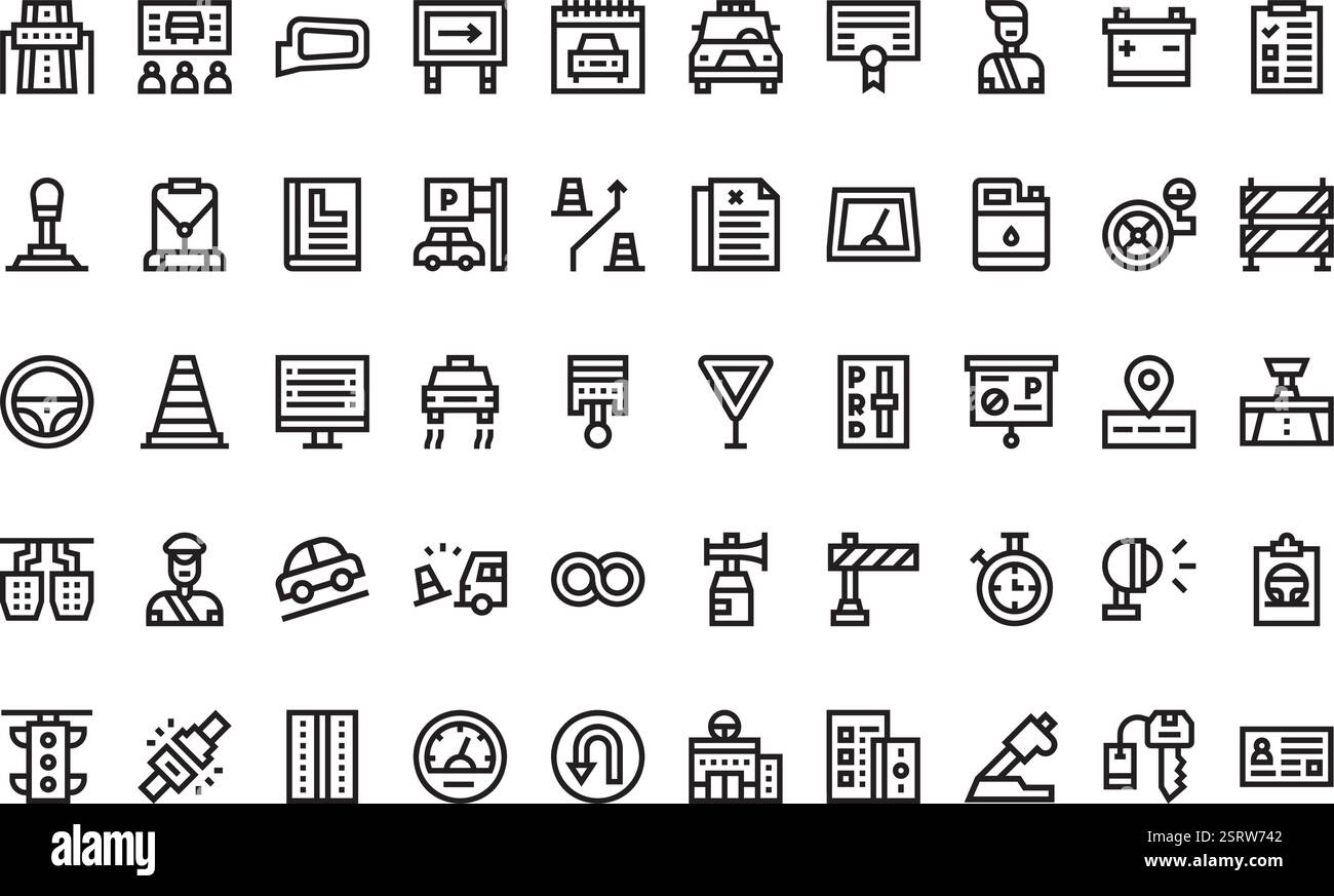 High-Quality Vector Icons Collection with Editable Stroke. Ideal for Professional and Creative Projects. Stock Vector