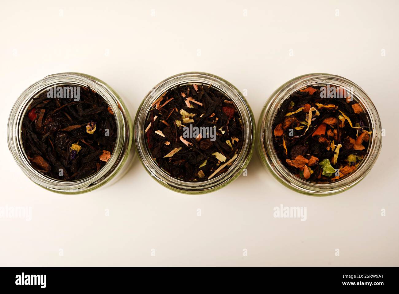 Tea with aromatic additives . Assorted tea Stock Photo - Alamy