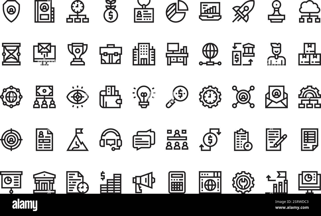High-Quality Vector Icons Collection with Editable Stroke. Ideal for Professional and Creative Projects. Stock Vector