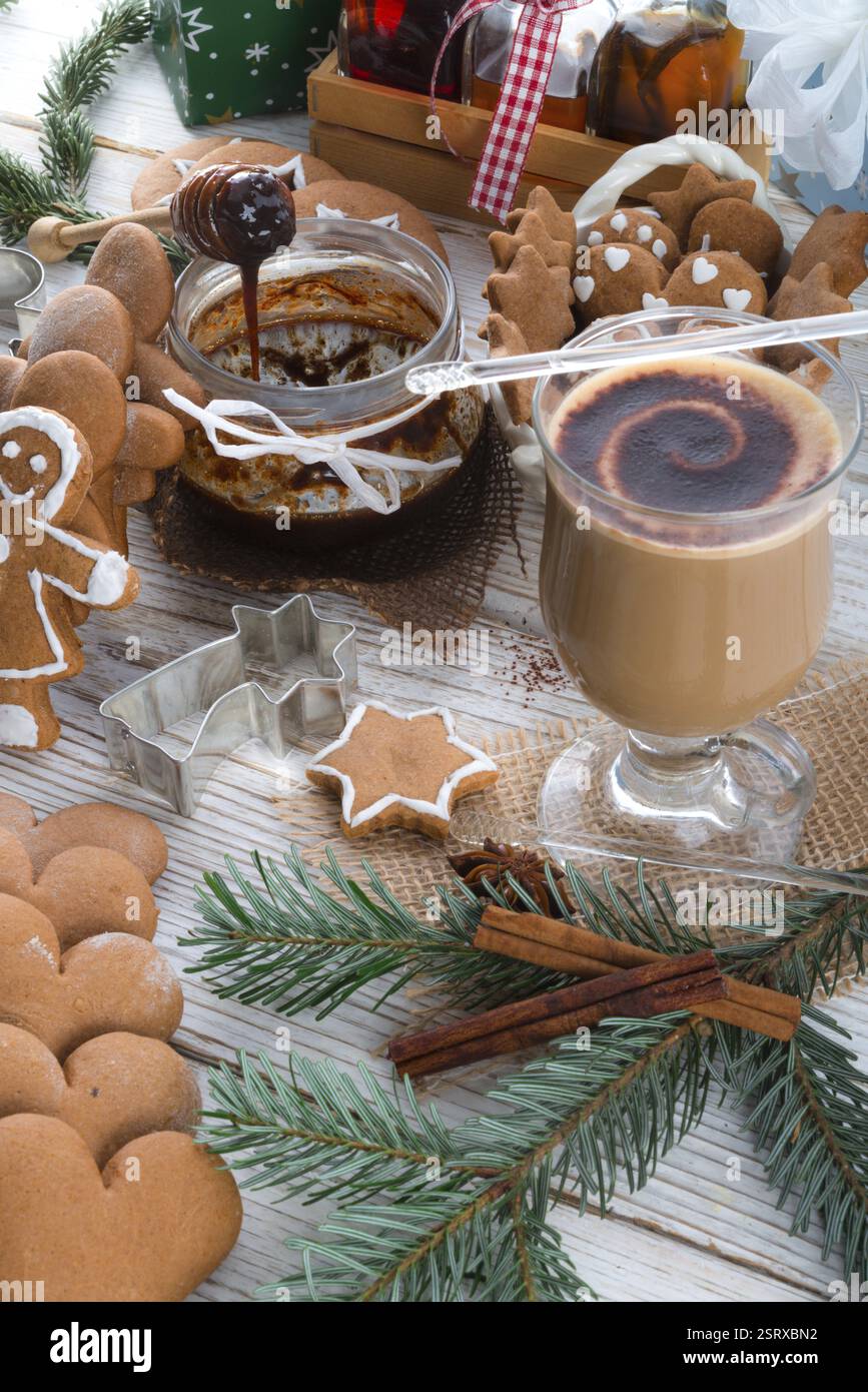 Christmas coffee Stock Photo
