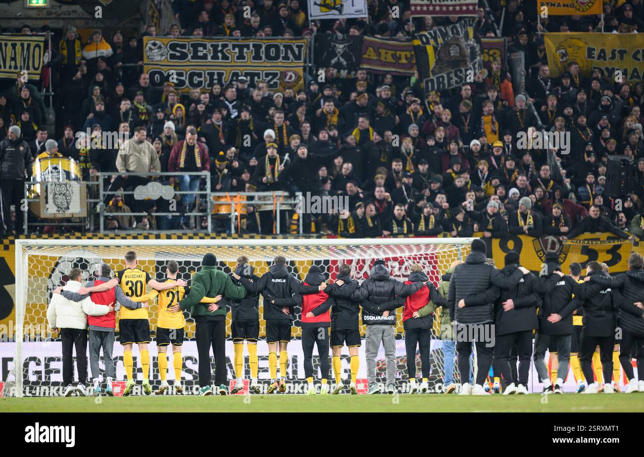 Dresden Germany 16th Feb 2025 Soccer 3rd Division SG Dynamo dresden-germany-16th-feb-2025-soccer-3rd-division-sg-dynamo