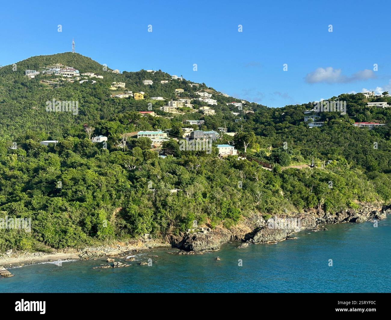 Charlotte Amalie, St. Thomas, US Virgin Islands - Smartphone Captured Stock Image