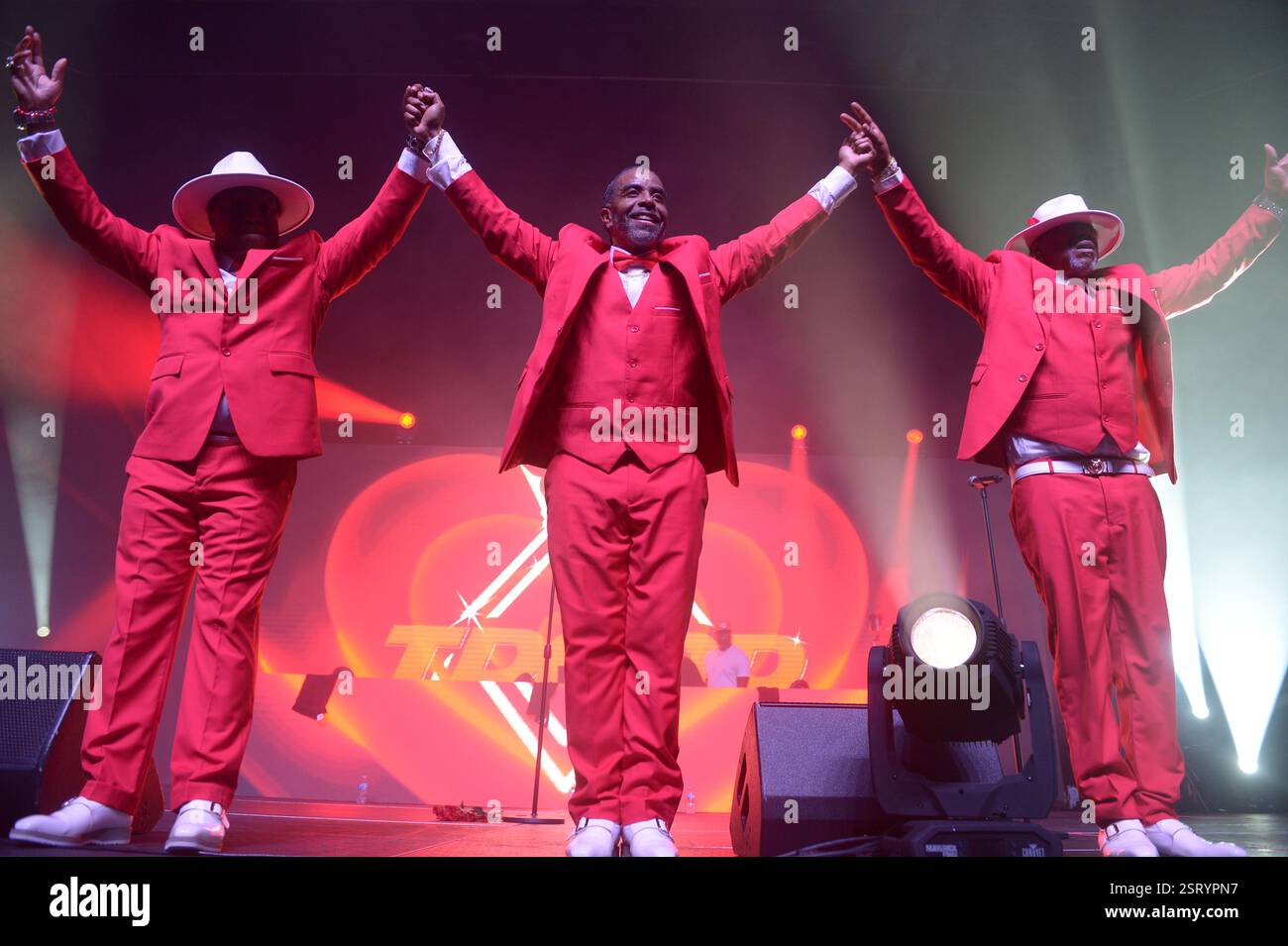 MIAMI, FLORIDA - FEBRUARY 14: R&B Group Troop performs live on stage ...