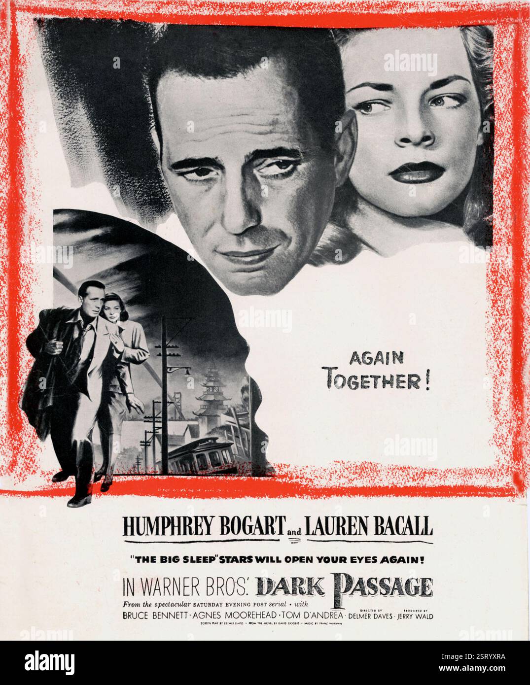DARK PASSAGE HUMPHREY BOGART, LAUREN BACALL Date: 1947 Stock Photo - Alamy