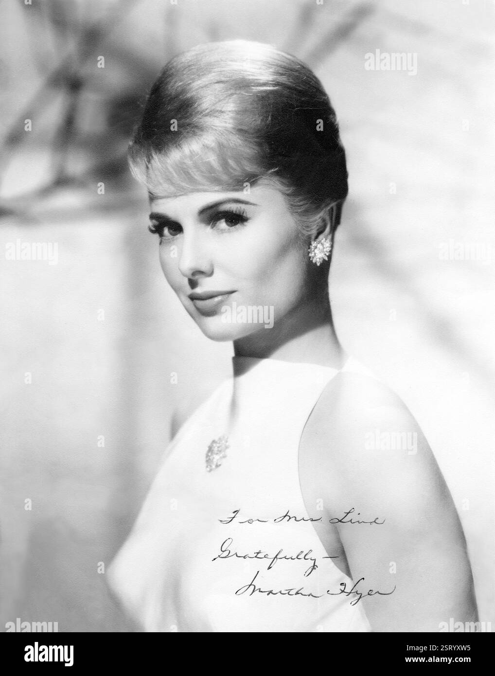 MARTHA HYER American Actress MARTHA HYER Date: 1924 Stock Photo - Alamy