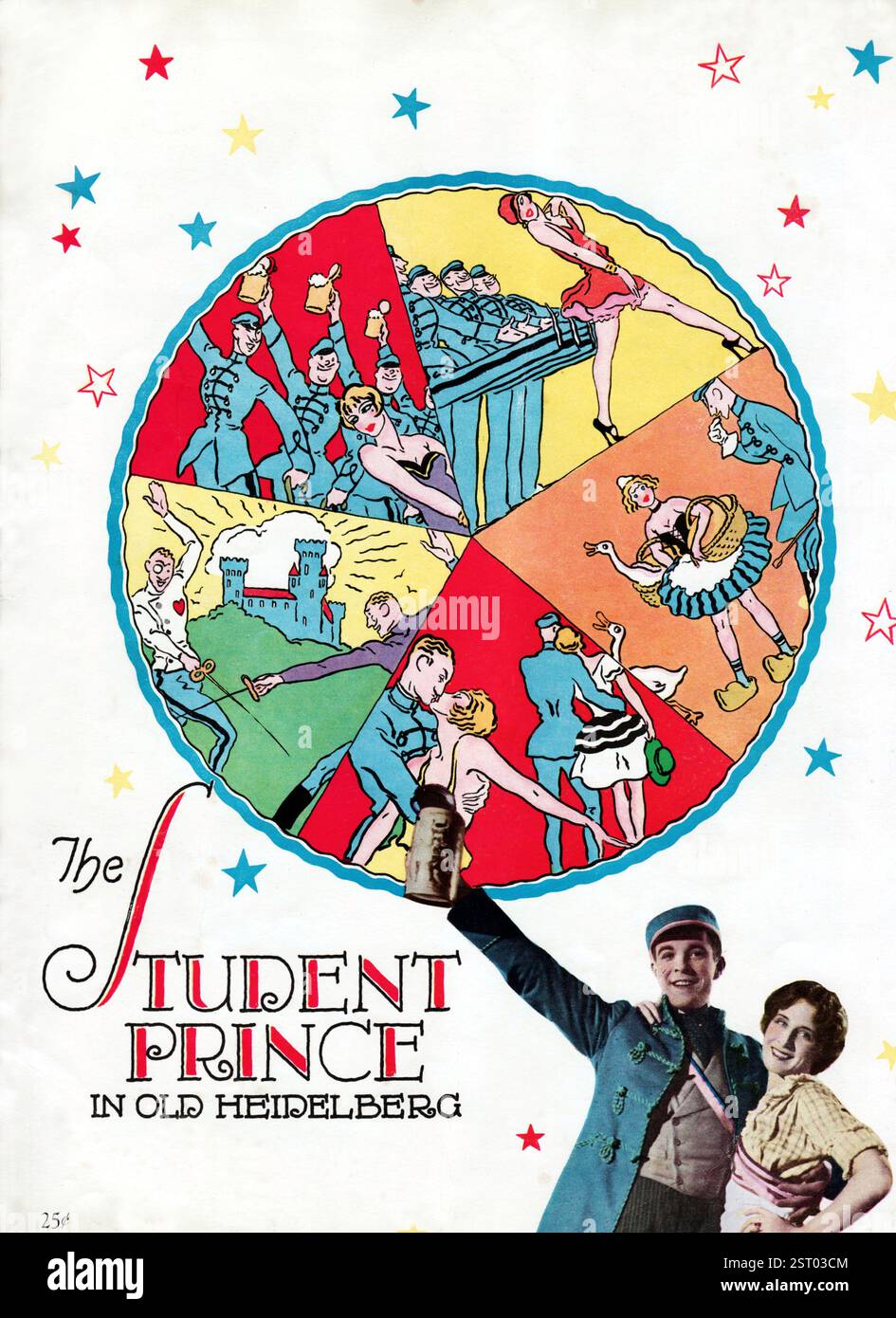 THE STUDENT PRINCE aka THE STUDENT PRINCE IN OLD HEIDELBERG RAMON NOVARRO, MOIRA SHEARER     Date: 1927 Stock Photo