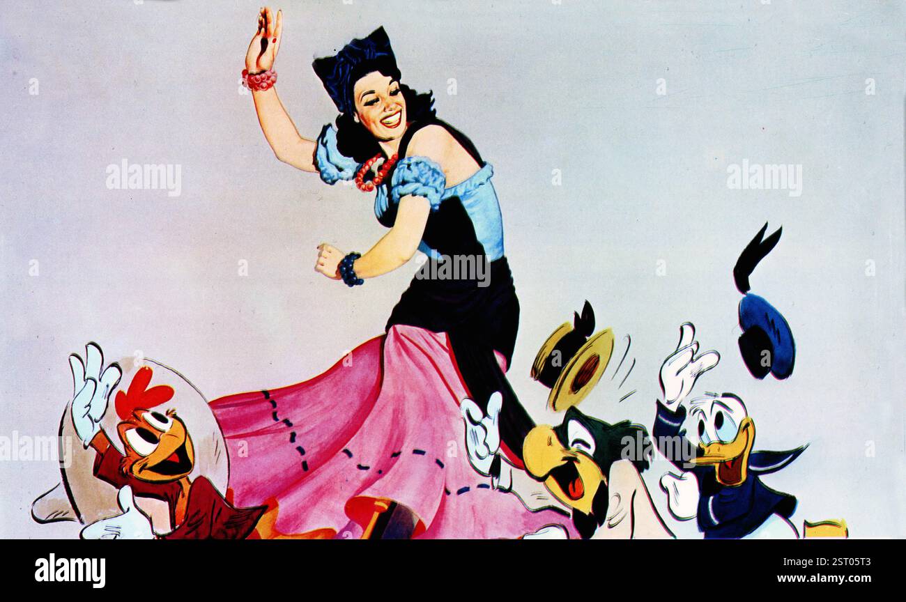 Walt Disney's THE THREE CABALLEROS (1944) Music book - WalterFilm, image size:1300x864