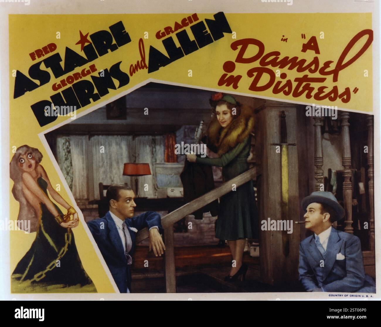 DAMSEL IN DISTRESS [US 1937] [L-R] FRED ASTAIRE, GRACIE ALLEN, GEORGE ...