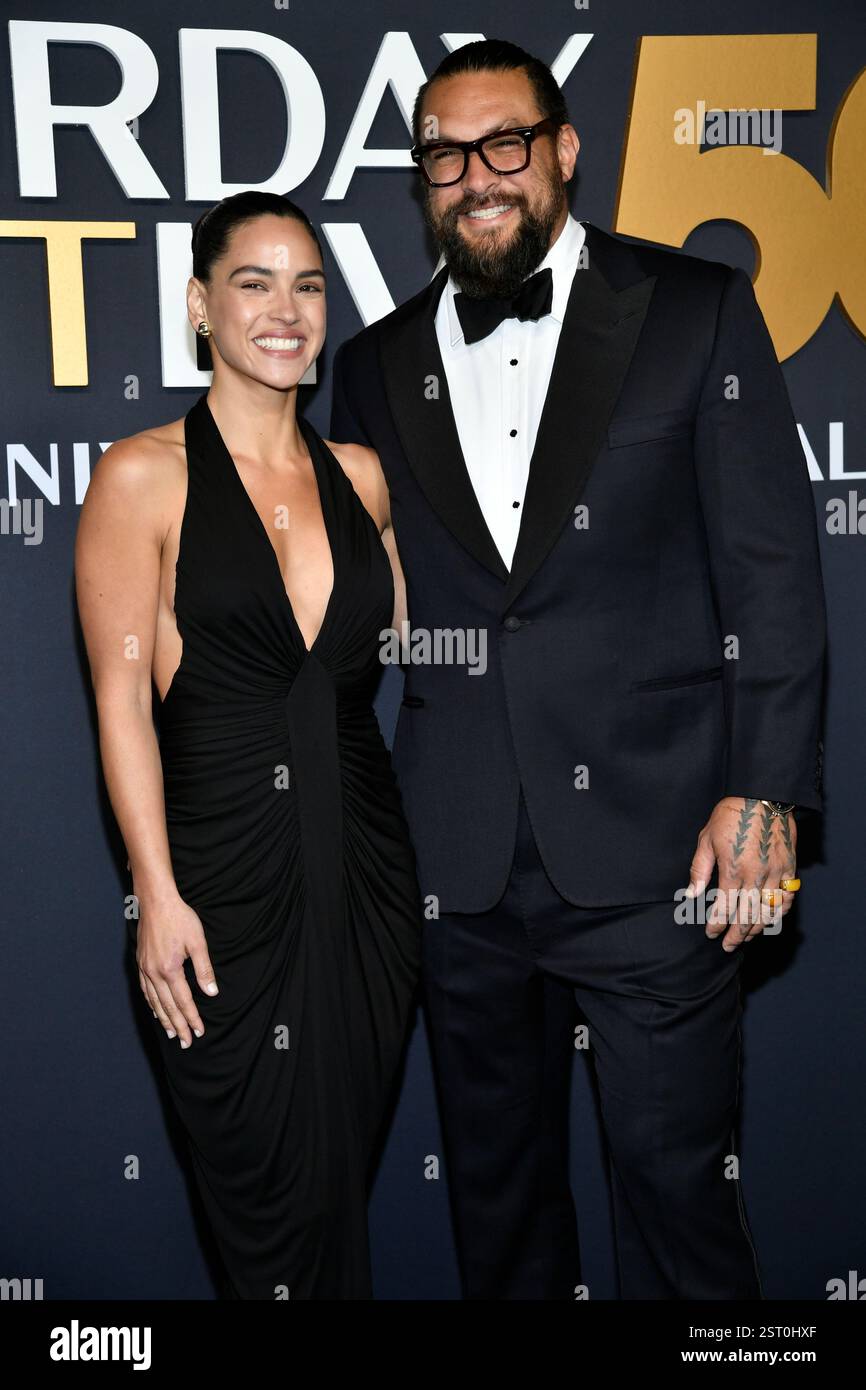 Adria Arjona, Left, And Jason Momoa Attend