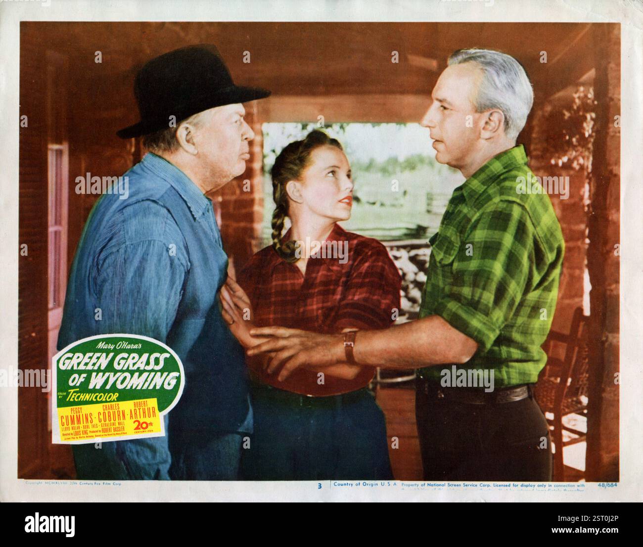 GREEN GRASS OF WYOMING [US 1948] CHARLES COBURN, PEGGY CUMMINS, LLOYD ...