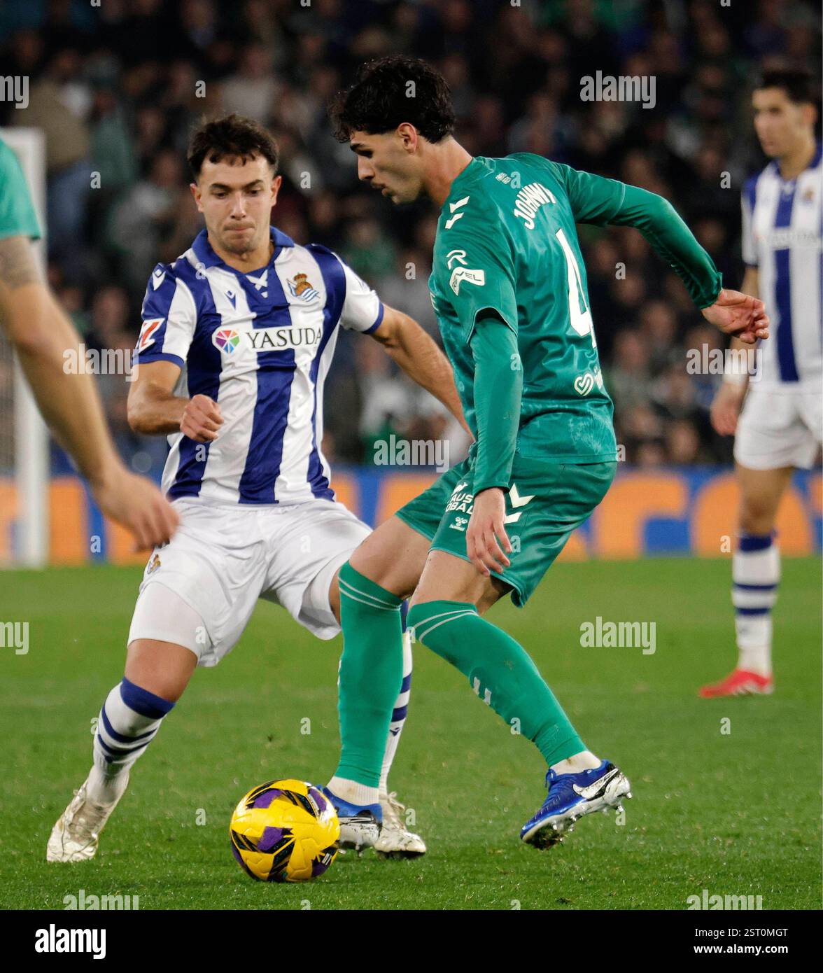 Spanish La Liga EA Sports soccer match Betis vs Real Sociedad at Benito(00)