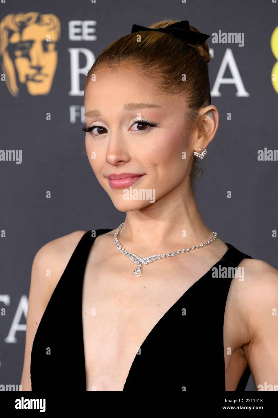 London UK February 16th 2025 Ariana Grande Arriving At The 2025 EE london-uk-february-16th-2025-ariana-grande-arriving-at-the-2025-ee