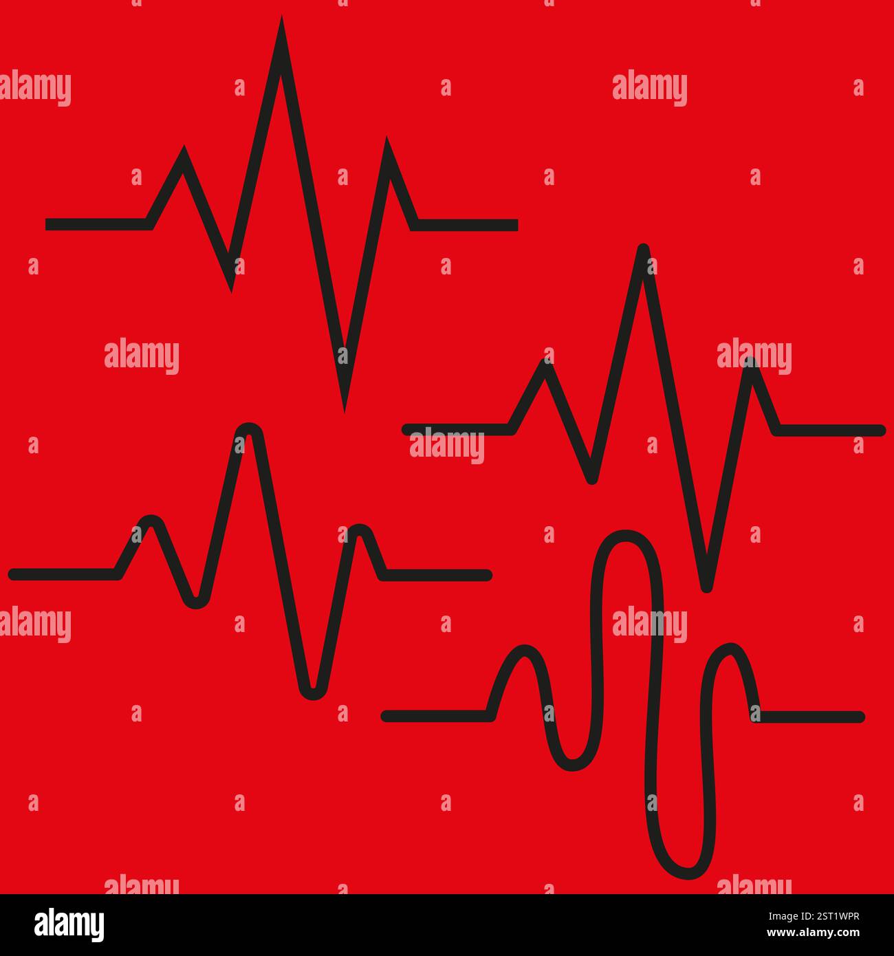 Ecg waveform hi-res stock photography and images - Alamy