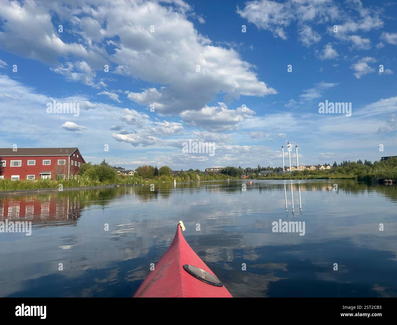 River kayaking - Smartphone Captured Stock Image