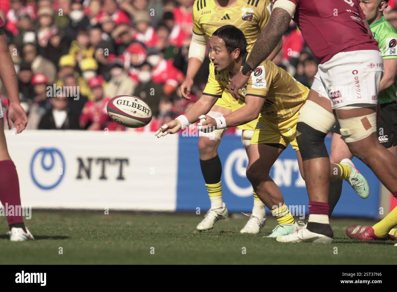 Sungoliath Yutaka Nagare during the 2024-25 Japan Rugby League One ...