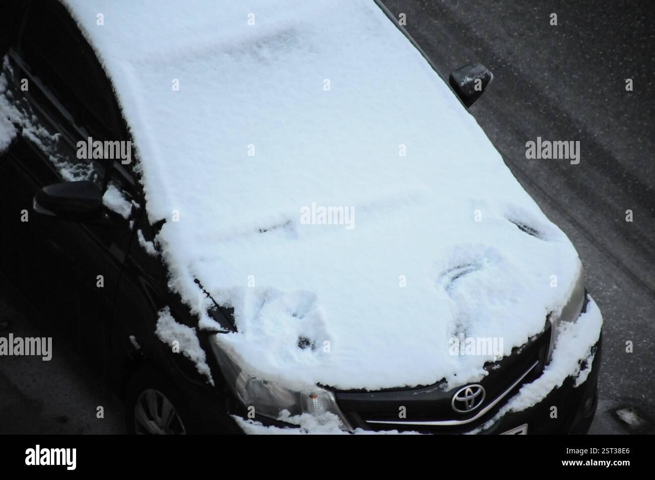 Copenhagen/ DenmarK/17 FEBRUARY 2025/ danish weather snow fall in ...