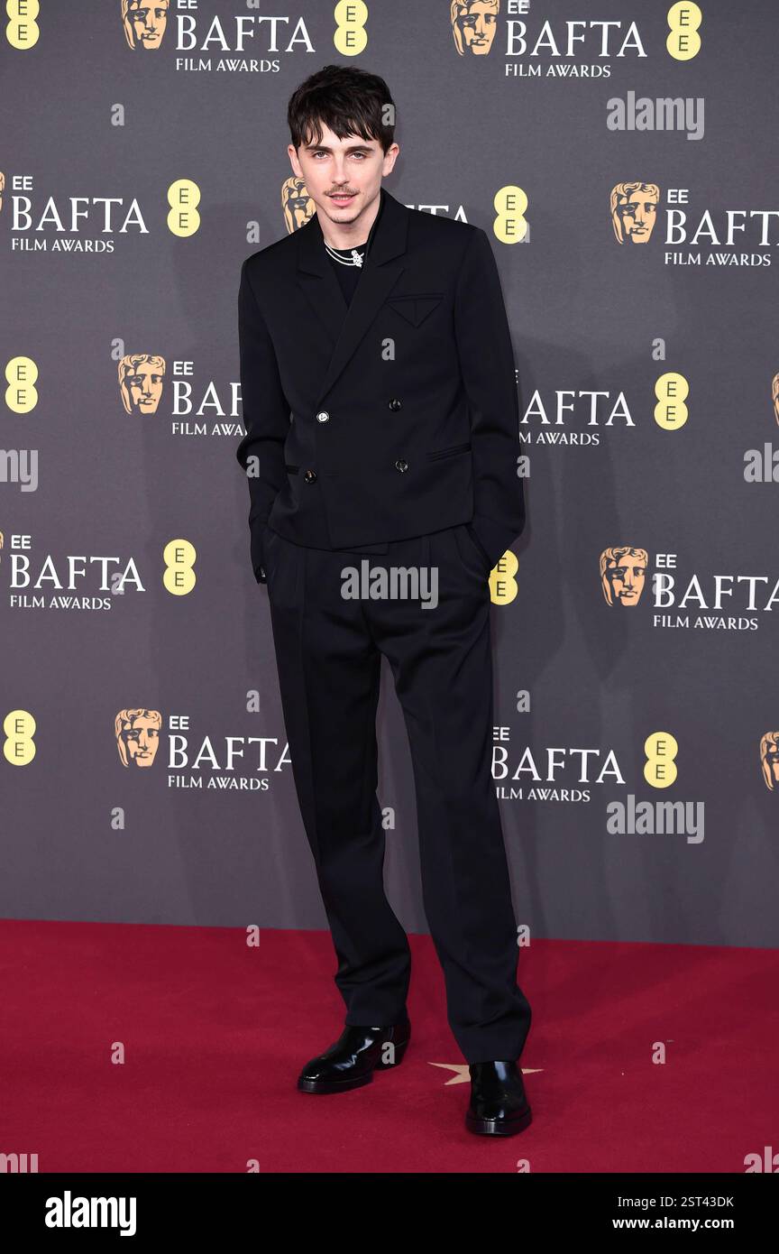 Timothee Chalamet bei der Verleihung der BAFTA Film Awards 2025 / 78th