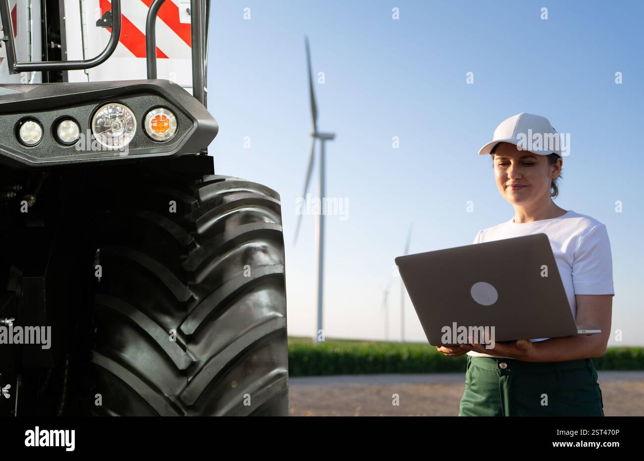 Modern combine harvester stands hi-res stock photography and images - Alamy