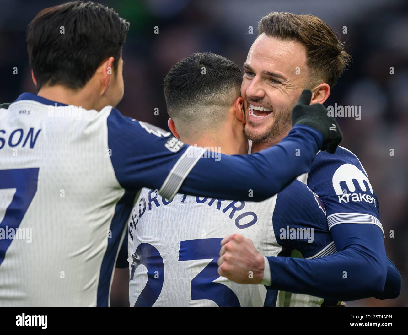 London, UK. 16th Feb, 2025. Tottenham Hotspur v Manchester United ...