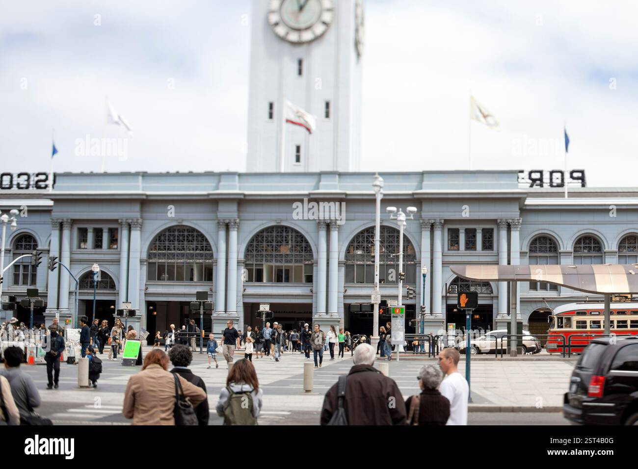 Ferry Building San Francisco Ca Stock Photo Alamy