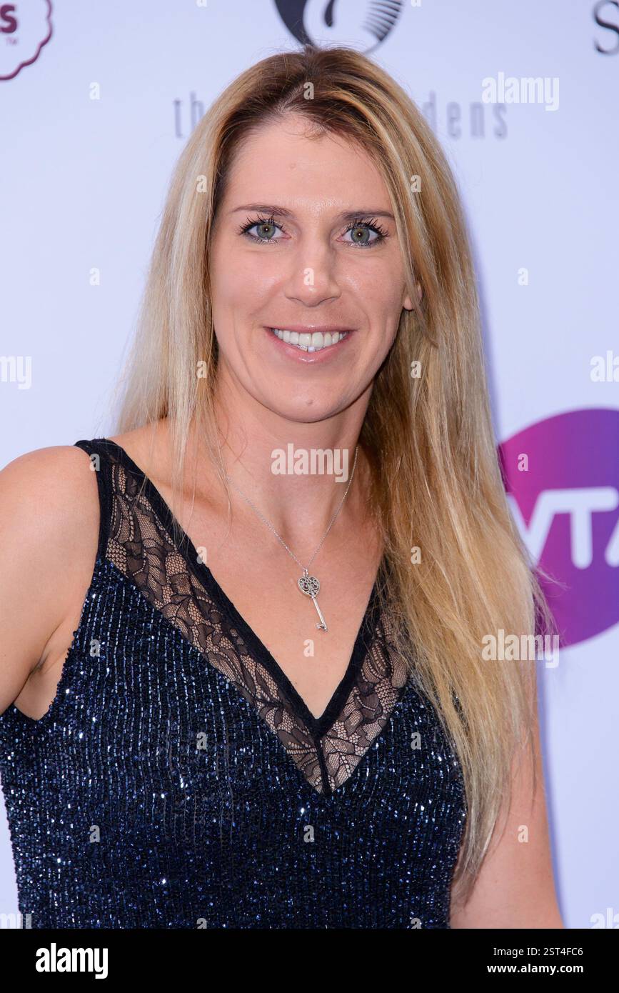 Olga Savchuk arrives at the WTA Pre-Wimbledon party on the 29th June at the Rooftop Gardens, London, United Kingdom Stock Photo