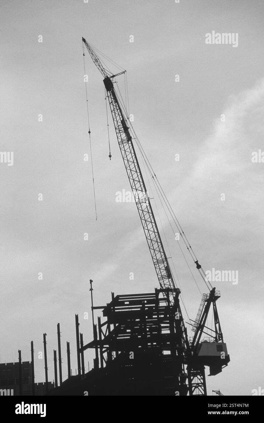 Big cranes Black and White Stock Photos & Images - Alamy