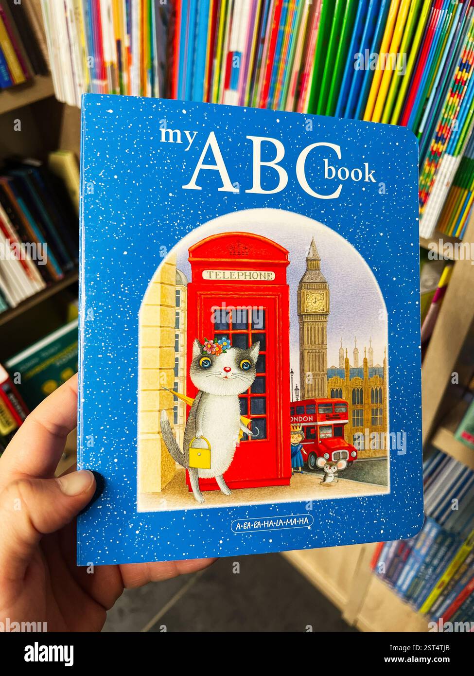 Lviv, Ukraine - February 16, 2025: Colorful children's ABC book cover ...